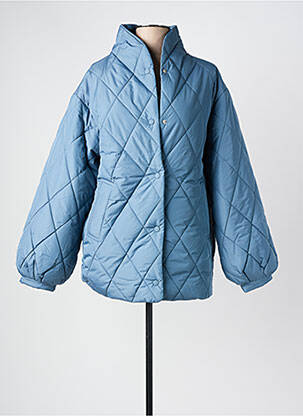 Doudoune poches sans capuche bleu ICHI femme