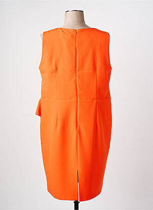 Robe mi-longue sans manche sans manche orange GREGORY PAT femme