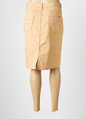 Jupe mi-longue beige GRIFFON pour femme seconde vue
