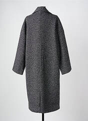 Manteau long noir ICHI pour femme seconde vue