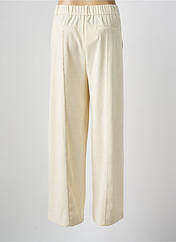 Pantalon flare beige ICHI pour femme seconde vue