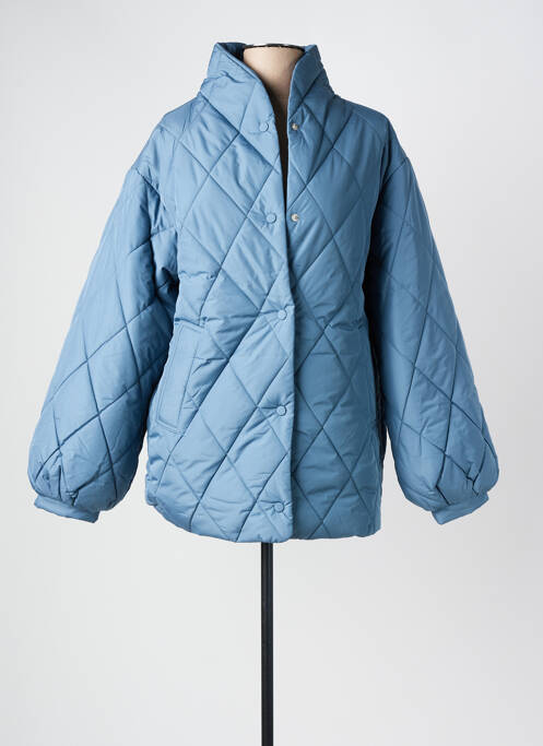 Doudoune poches sans capuche bleu ICHI femme