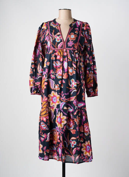 Robe mi-longue noir MOLLY BRACKEN pour femme