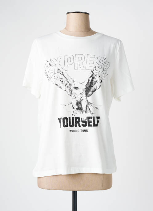 T-shirt blanc ICHI pour femme