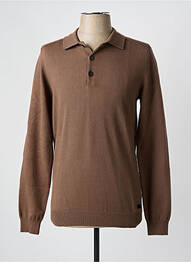Polo marron TEDDY SMITH homme