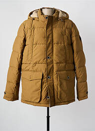 Doudoune manches longues a capuche marron TEDDY SMITH homme