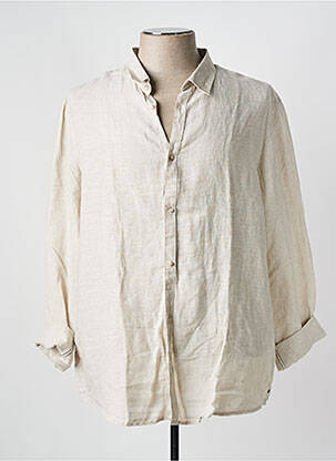 Chemise manches longues beige TEDDY SMITH homme