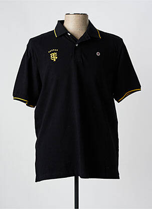 Polo noir SERGE BLANCO pour homme