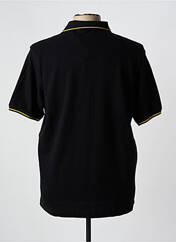 Polo noir SERGE BLANCO pour homme seconde vue