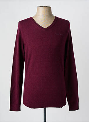 Pull violet TEDDY SMITH pour homme