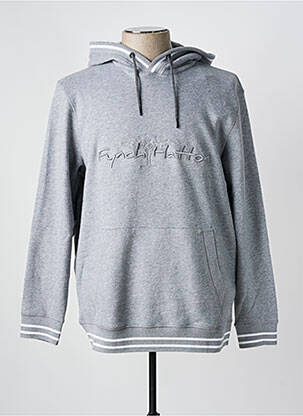 Sweat-shirt à capuche gris FYNCH-HATTON pour homme