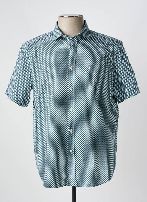 Chemise manches courtes vert OLYMP pour homme