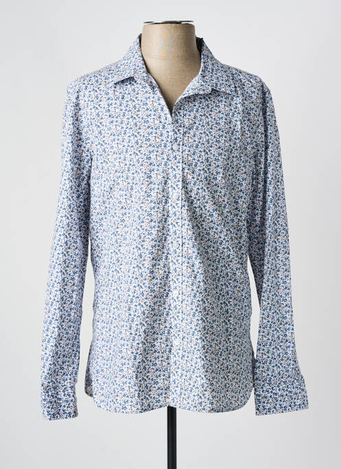 Chemise manches longues bleu TEDDY SMITH pour homme