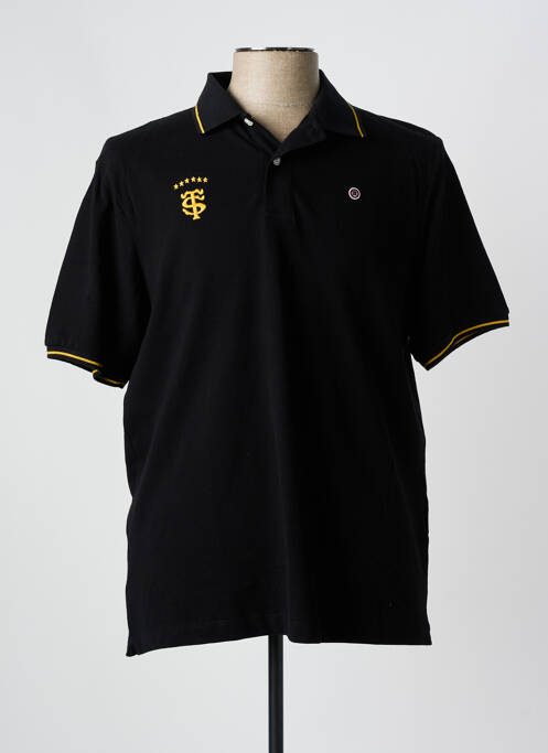 Polo noir SERGE BLANCO pour homme