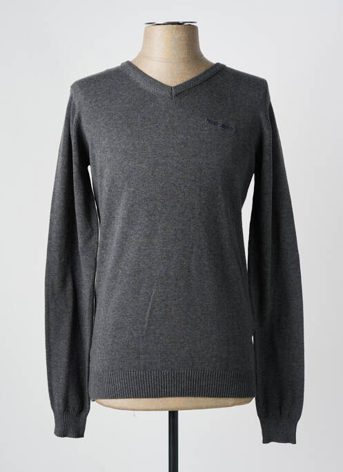 Pull gris TEDDY SMITH homme