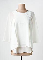 Blouse blanc ARELINE pour femme seconde vue