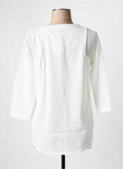 Blouse blanc ARELINE pour femme seconde vue