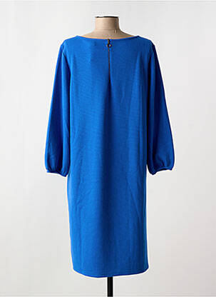 Robe mi-longue manches longues manches longues bleu STREET ONE femme