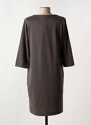 Robe mi-longue noir GARCIA femme