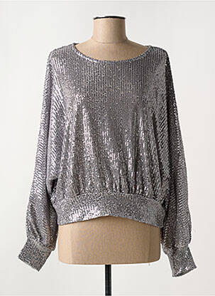 Top argent MOLLY BRACKEN femme