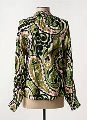Blouse vert GEISHA pour femme seconde vue