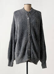 Gilet manches longues gris CREAM pour femme seconde vue