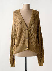 Gilet manches longues jaune GARCIA pour femme seconde vue