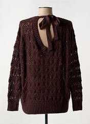 Pull marron CREAM pour femme seconde vue