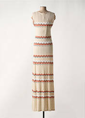 Robe longue beige CREAM pour femme seconde vue