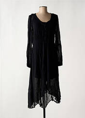 Robe mi-longue noir CREAM pour femme seconde vue