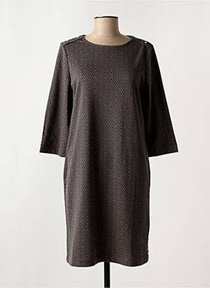 Robe mi-longue noir GARCIA pour femme