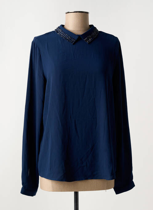 Blouse bleu GEISHA femme