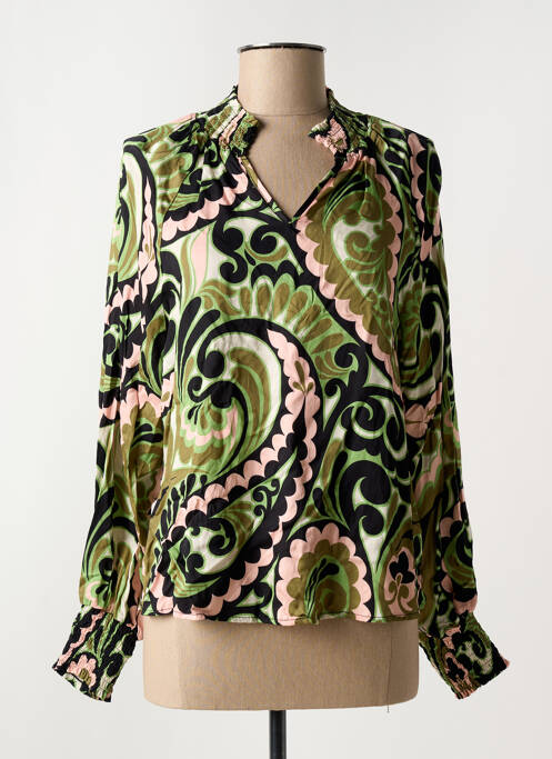 Blouse vert GEISHA pour femme