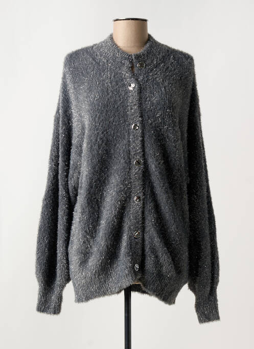 Gilet manches longues gris CREAM pour femme