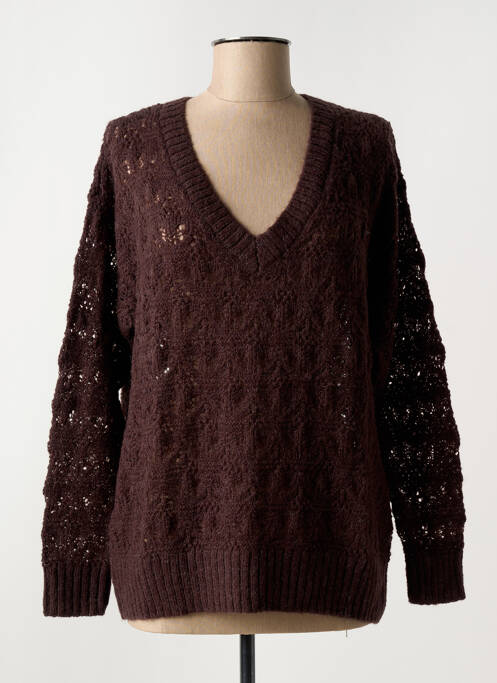 Pull marron CREAM pour femme