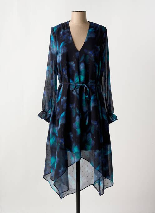 Robe mi-longue bleu LPB pour femme