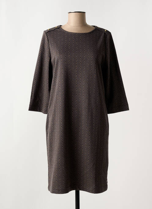 Robe mi-longue noir GARCIA pour femme