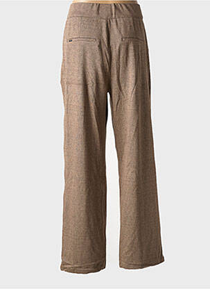Pantalon droit taille élastique taille normale marron STREET ONE femme