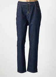 Jeans coupe droite stretch taille normale bleu STREET ONE femme