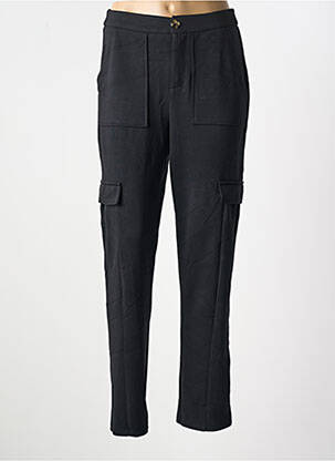 Pantalon chino taille basse taille basse noir GARCIA femme