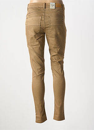 Jeans skinny stretch taille basse marron CREAM femme