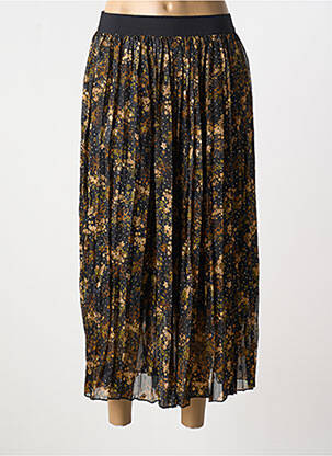 Jupe longue coupe fluide noir MOLLY BRACKEN femme