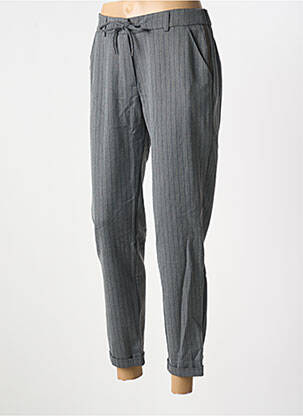 Pantalon chino gris EVA KAYAN pour femme