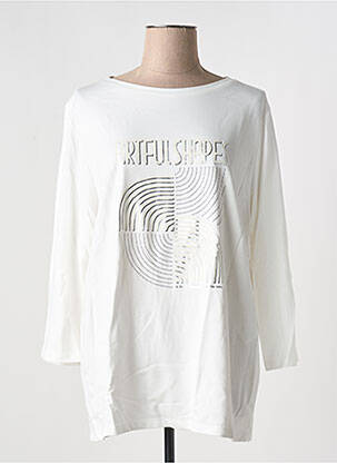 T-shirt beige CECIL pour femme