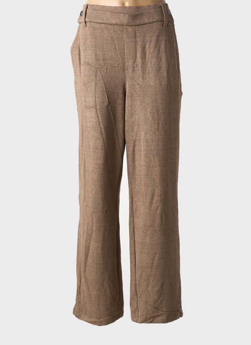 Pantalon droit taille élastique taille normale marron STREET ONE femme