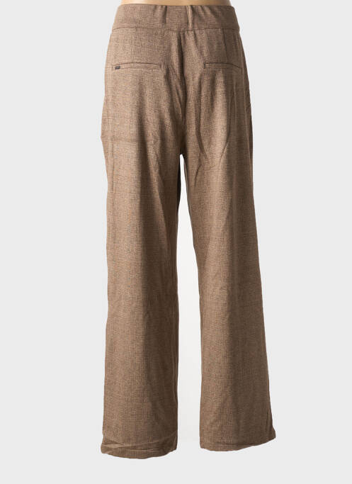 Pantalon droit taille élastique taille normale marron STREET ONE femme