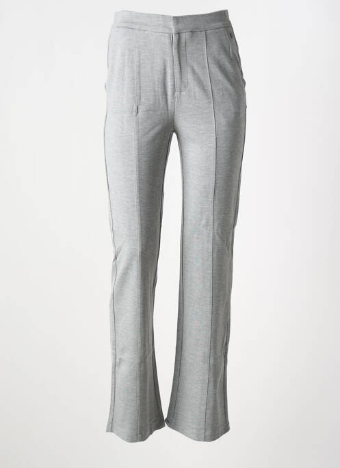 Pantalon slim stretch taille haute gris GARCIA femme