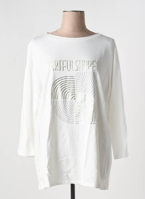 T-shirt beige CECIL pour femme