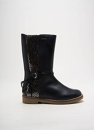 Bottes chiquet chiquet noir ASTER fille