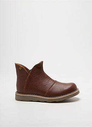 Bottines/boots fermeture zippée bout rond marron EL NATURALISTA enfant